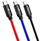 کابل تبدیل USB به microUSB/USB-C /لایتنینگ باسئوس مدل CAMLT-BSY01 طول 1.2 متر
